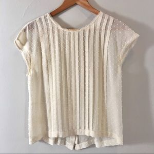 Madewell sheer blouse